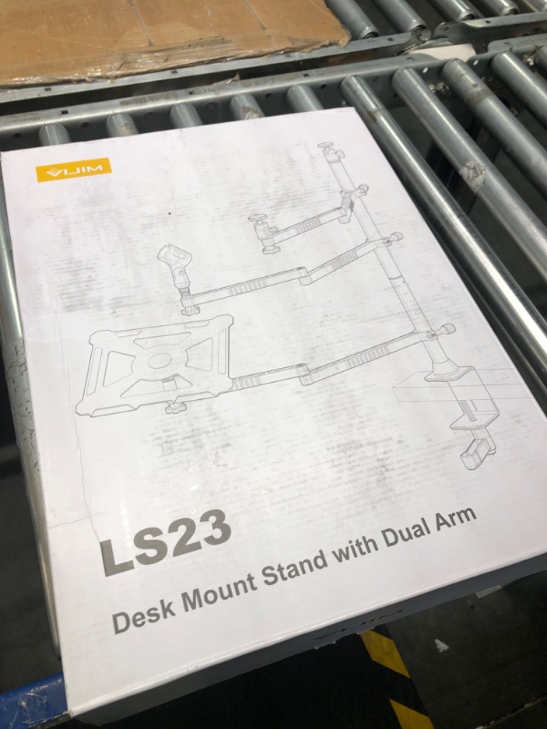 Photo 2 of Ulanzi Broadcast Boom Arm,VIJIM LS23 Camera Desk Mount Stand with Flexible Arm,Overhead Camera Mount, Microphone Boom Arm for Blue Yeti Nano, Podcast Kit for Ring Light/DSLR Camera/Webcam/Panel Light