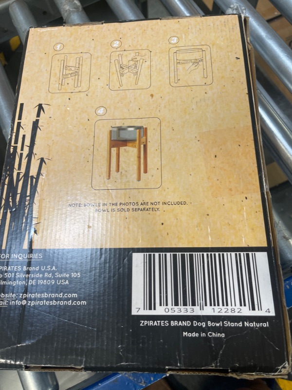 Photo 2 of  Dog Bowl Stand for Large Dogs - Holds to Elevate Food Feeders, Raise Water Dishes and Fountains for Pets - Stand Only