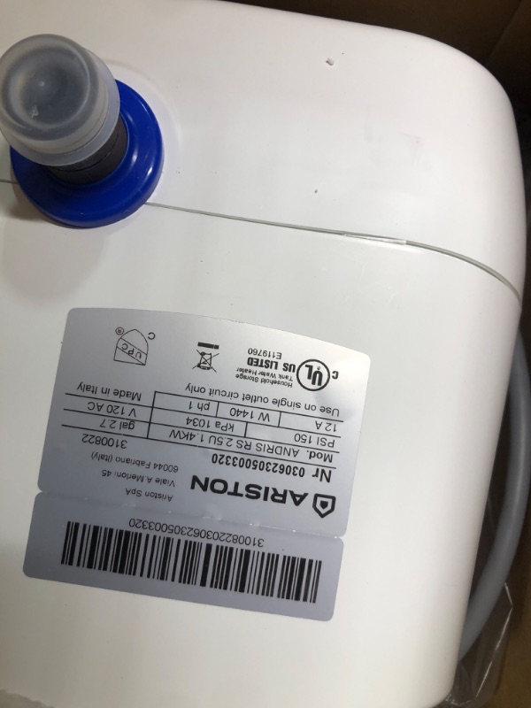 Photo 4 of **New Open**Andris 2.5 Gal. 6-Year 120-Volt Corded Point of Use Mini-Tank Electric Water Heater