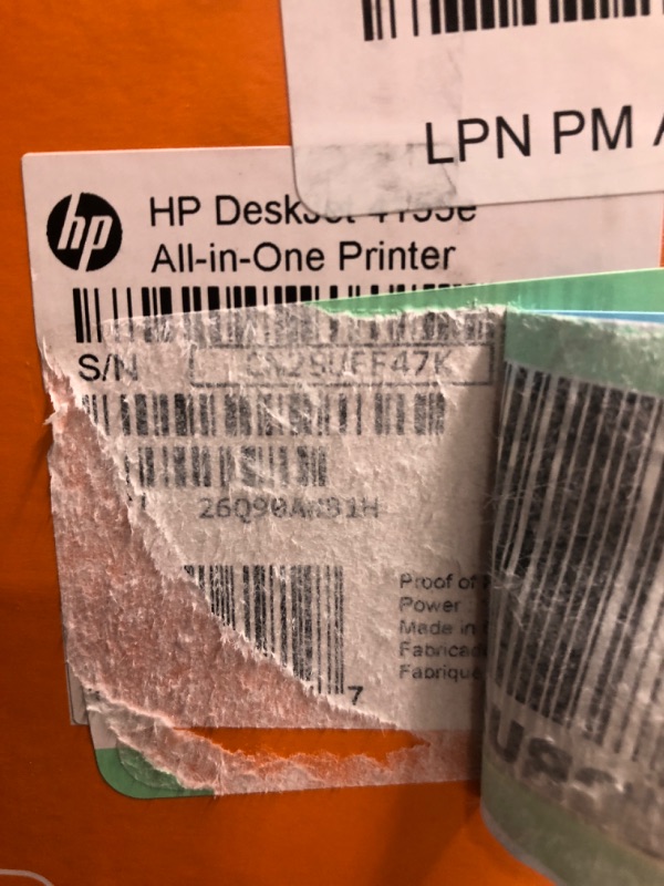 Photo 5 of HP DeskJet 4155e Wireless Color All-in-One Printer & 67XL Tri-Color High-Yield Ink Cartridge | 3YM58AN & 67XL Black High-Yield Ink Cartridge | 3YM57AN Printer + Tri-color Ink + Black Ink