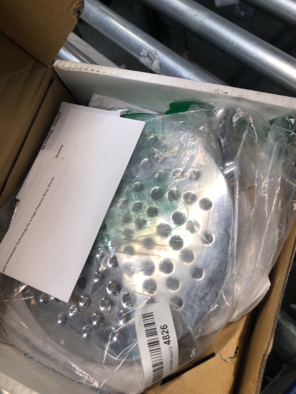 Photo 3 of **New Open**Moen Velocity Chrome Two-Function Rain Shower 8-Inch Showerhead with Immersion Technology for a High-Pressure Rinse, Round Rainfall Shower Head, Pressure Boosting Shower Head, S6320