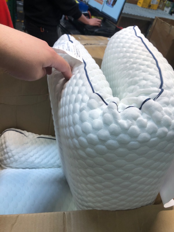 Photo 1 of **New Open**WEEKENDER 2 Pack Gel Memory Foam Pillow – Set of Two Pillows - Ventilated Cooling Pillows – Removable, Machine Washable Cover - King
