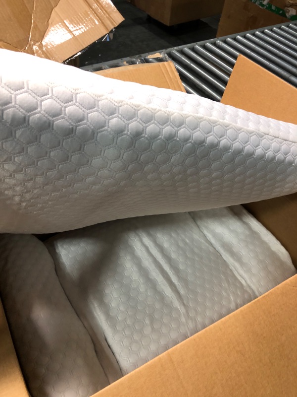 Photo 3 of **New Open**LINENSPA 3 Inch Gel Infused Memory Foam Twin Mattress Topper & Waterproof Bed Bug Proof Encasement Protector - Blocks Out Liquids, Bed Bugs, Dust Mites and Allergens Twin 3 Inch Topper + Protector