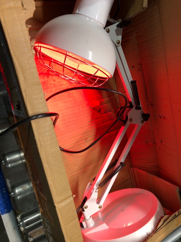 Photo 1 of **USED**Infrared Heat Lamp, Serfory Red Light & Near Infrared Light Therapy Red Light Therapy Heat Lamp for Facial Beauty, Muscle Recovery, Pain Relief
