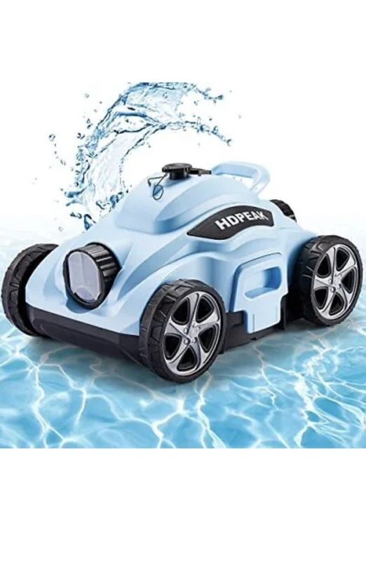 Photo 1 of **Good Used**HDPEAK MF-PC01 Cordless Robotic Pool Cleaner Vacuum 110 Minutes Auto Parking
