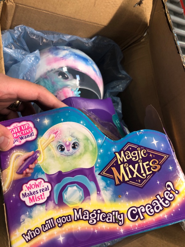 Photo 2 of **New open**Magic Mixies Magical Misting Crystal Ball with Interactive 8 inch Blue Plush Toy and 80+ Sounds and Reactions