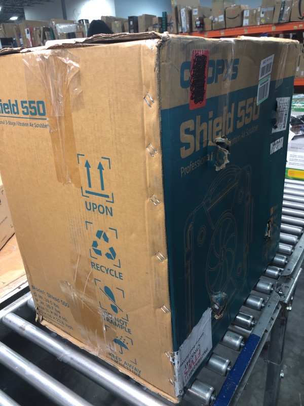 Photo 4 of *Good Used**Shield-550 Air Scrubber, Negative Machine Airbourne Cleaner HEPA Scrubber Water Damage Restoration Equipment Air Purifier
