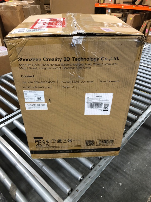 Photo 1 of Creality K1 3D Printer 600mm/s Printing Speed All-in-One 3D Printers 300°C High-Temperature Nozzle Direct Extruder Auto Leveling Stable Cube Frame