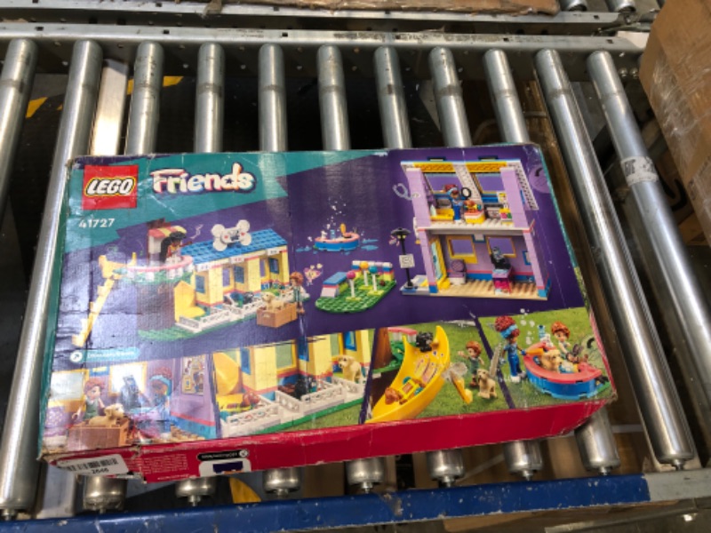 Photo 3 of **box a little damaged but never been opened**LEGO Friends Dog Rescue Centre 41727, Pet Animal Playset for Kids Ages 7 Plus Years Old with 2023 Series Characters Autumn and Zac Mini-Dolls, Toy Vet Set Standard Packaging