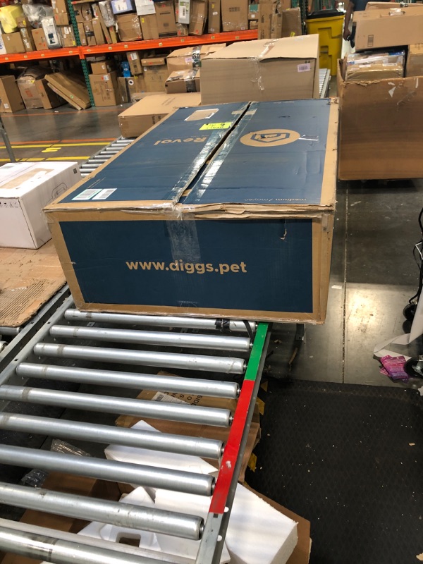 Photo 1 of *Brand New* 
Diggs Revol Dog Crate (Collapsible Dog Crate, Portable Dog Crate, Travel Dog Crate, Dog Kennel) for Medium Dogs and Puppies (Grey) Medium Grey