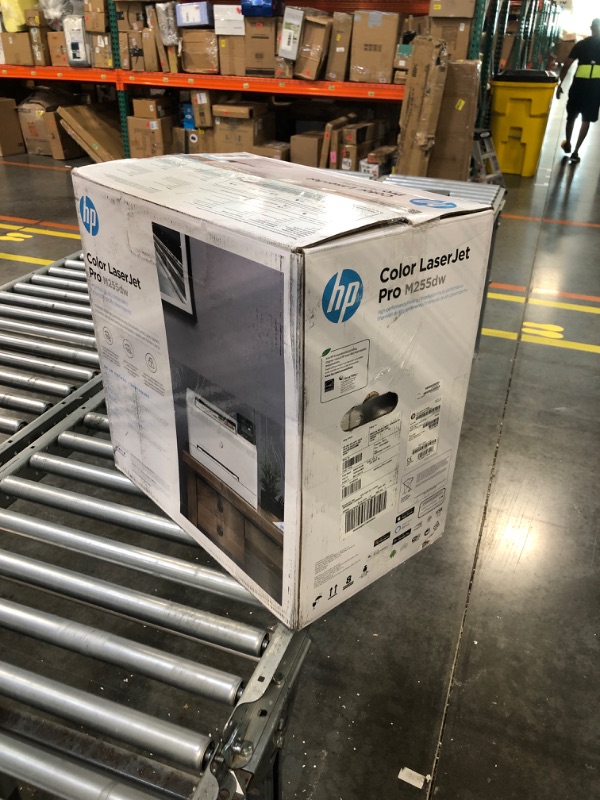 Photo 4 of *Brand New* HP Color LaserJet Pro M255dw Wireless Laser Printer, Remote Mobile Print, Duplex Printing, Works with Alexa (7KW64A), White
