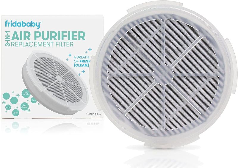 Photo 1 of Frida Baby Replacement Filter for 3-in-1 Air Purifier with Activated Carbon Filter to Remove Odors, Air Pollution & More Air Purifier Filters 1ct