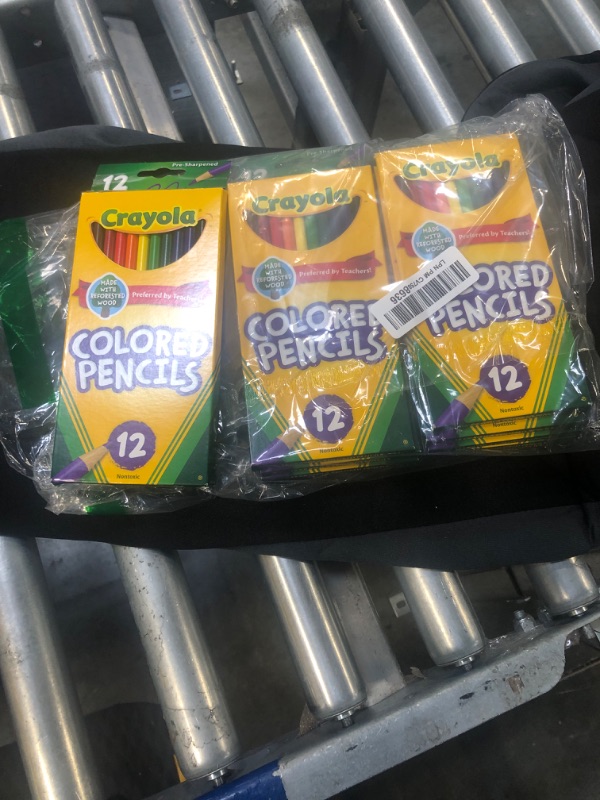 Photo 2 of Crayola Colored Pencils Bulk, Kids School Supplies For Teachers, 12 Packs with 12 Colors [Amazon Exclusive]