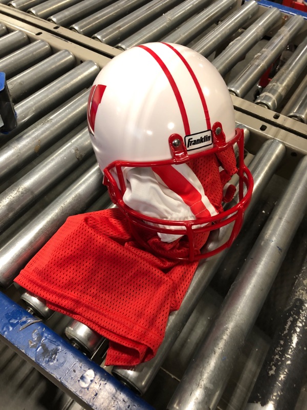 Photo 1 of Franklin Sports NCAA Kids Football Uniform Set-Youth Football Costume for Boys & Girls - Set Includes Helmet, Jersey & Pants Alabama Crimson Tide Medium