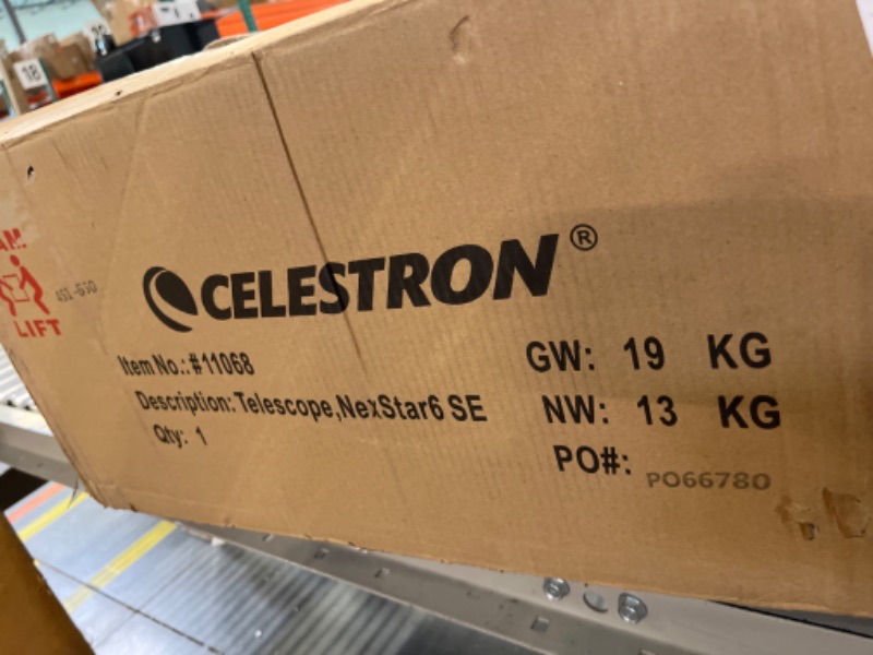 Photo 9 of Celestron - NexStar 6SE Telescope - Computerized Telescope for Beginners and Advanced Users - 6-Inch Primary Mirror & Zoom Eyepiece for Telescope - Versatile 8mm-24mm Zoom, 1.25" Eyepieces