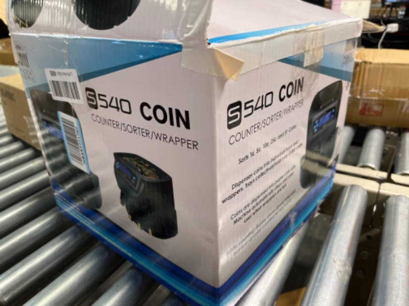 Photo 4 of Nadex S540 Pro | Coin Counter, Sorter, and Wrapper | Sorts up to 300 Coins Per Minute | Comes with 48 Preformed Wrappers