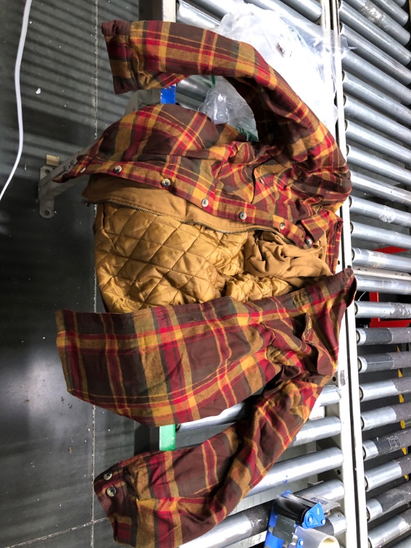 Photo 1 of Legendary Whitetails Men's Maplewood Hooded Shirt Jacket Maplewood Plaid Large Tall