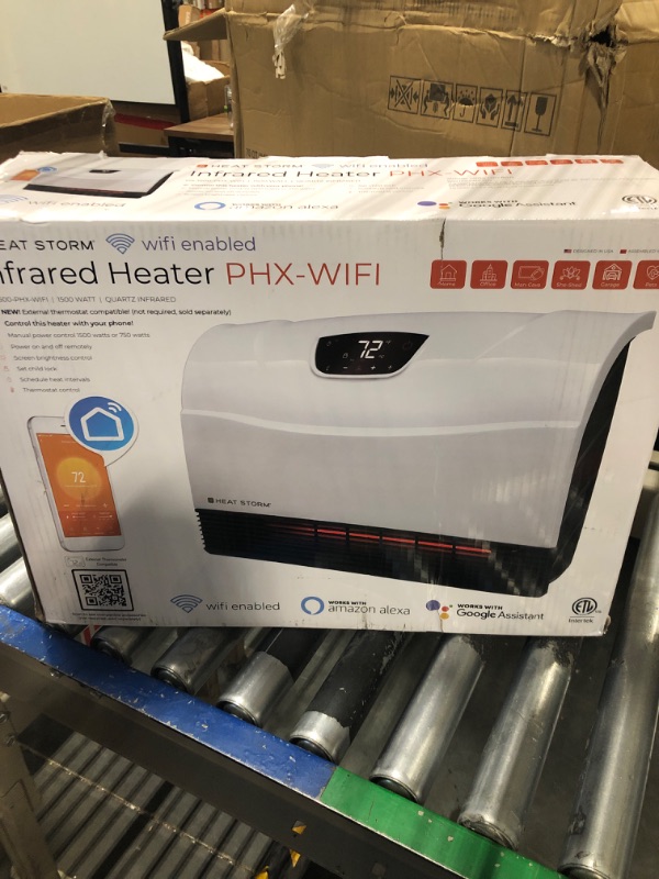 Photo 3 of ***FOR PARTS ONLY***
Heat Storm HS-1500-PHX-WIFI Infrared Heater, Wifi Wall Mounted