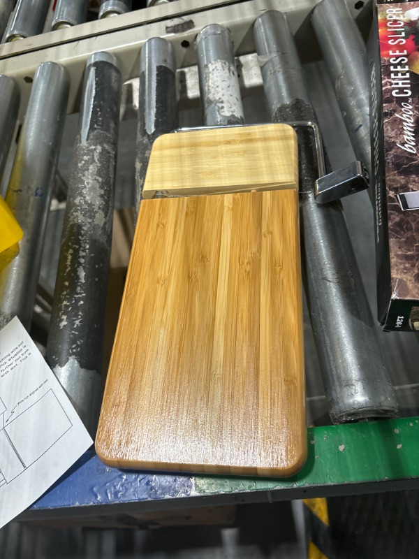 Photo 3 of ***FOR PARTS ONLY***

Prodyne 12 in. L X 6 in. W X 0.75 in. Bamboo Cheese Board with Slicer