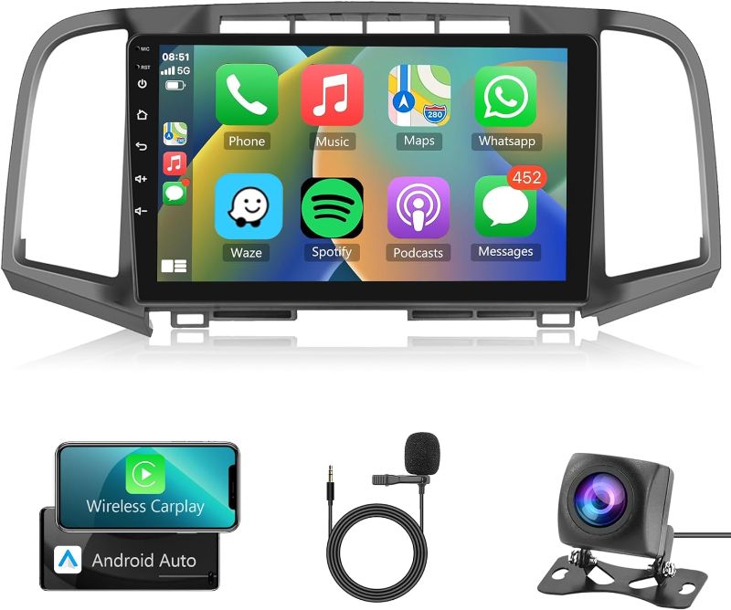 Photo 1 of 2G 32G Android Car Stereo for Toyota Venza 2011 2009-2016, Rimoody 9 Inch Touch Screen Car Radio with Wireless CarPlay Android Auto Mirror Link Bluetooth FM/RDS GPS WiFi HiFi SWC Backup Camera
