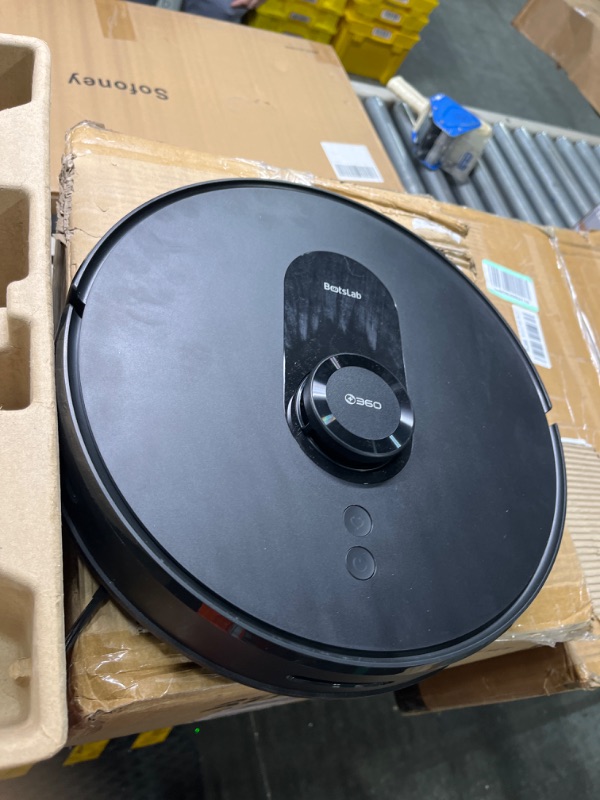 Photo 7 of + 360 S8 Plus Robot Vacuum Cleaner and Mop Combo Self-Empty, Botslab LIDAR Navigation Smart Mapping Robot, 2700Pa Suction Great Suction, Work with Alexa, Ideal for Pet Hair, Carpet and Hard Floor **doesn't work , for parts only **
