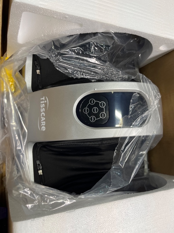 Photo 3 of  ***USED MISSING REMOTE**** 
TISSCARE Shiatsu Foot Massager Machine with Heat- Kneading for Pain Relief, Plantar Fasciitis- Gray ***USED MISSING REMOTE**** 
