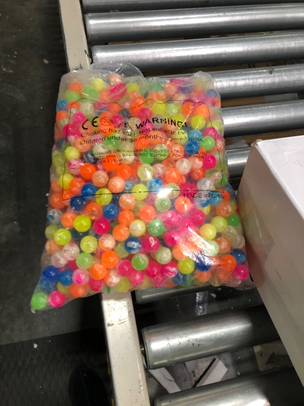 Photo 1 of 200 Pieces Mini Bouncy Balls Bulk Small Bouncing Balls Assorted Color Neon Cloud Rubber Bouncy Balls for Birthday Present School Classroom Rewards Carnival Prizes Outdoor Activities Bags Fillers