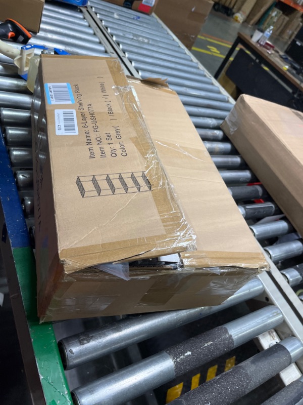 Photo 1 of HOMEFORT 6-Tier Wire Shelving, 6 Shelves Unit Metal Storage Rack, Durable Organizer, Perfect for Pantry Closet Kitchen Laundry Organization (Black) 6 Tiers-21”W Black