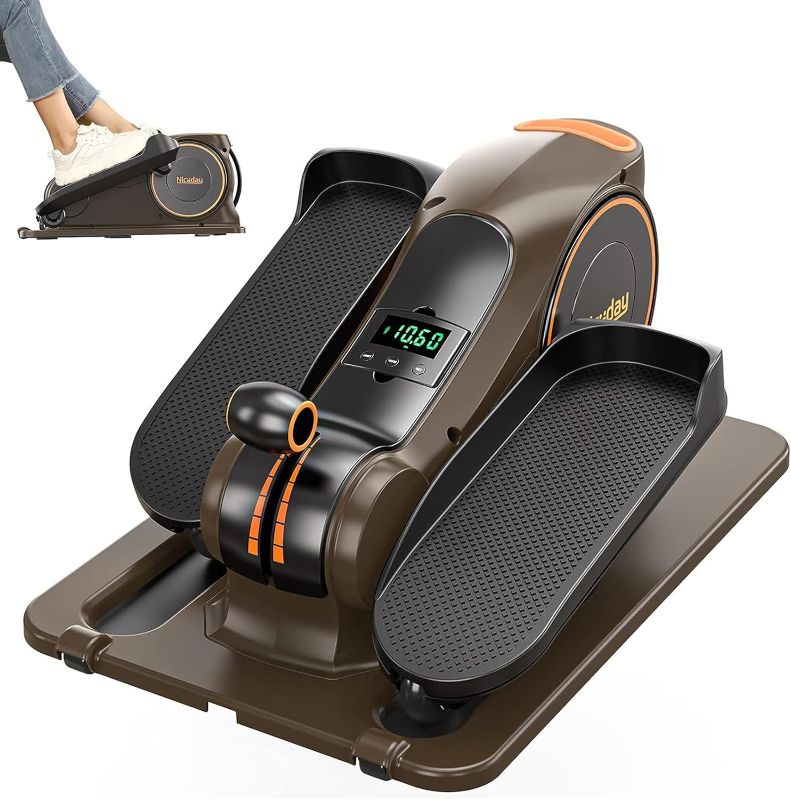 Photo 1 of **USED** Under Desk Elliptical, Manual Quiet Elliptical, Foot Pedal Exerciser, Mini Elliptical Machines for Home Use, Portable Foot &Leg Pedal Exerciser, Exerciser for Seniors, Max Load 300LBS