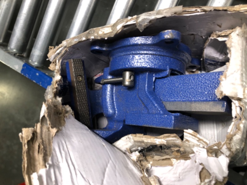 Photo 1 of HFS (R) 5" Heavyduty Bench Vise Anvil Forged.360 Swivel Locking Base Desktop Clamp (16LBS), FS Blue Design