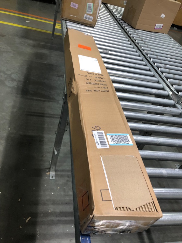 Photo 1 of Zenna Home NeverRust Rustproof Aluminum Tension Mount Curved Shower Rod, 50"-72", Satin Nickel Tension Curved Shower Rod Satin Nickel