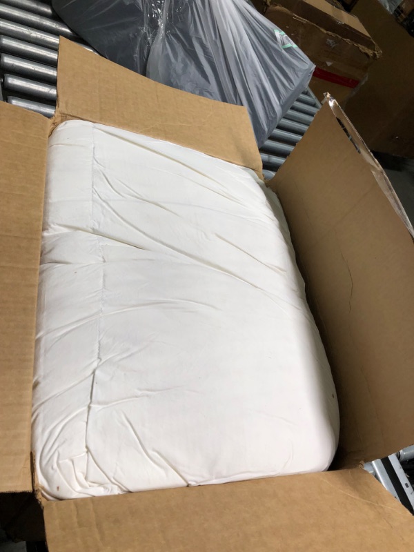 Photo 3 of **USED** Cosybay Cotton Quilted White Feather Comforter Filled with Feather & Down–Luxurious Hotel Bedding Comforter - Heavyweight Down Duvet Insert Cal King Size (104x96 Inch) California King White/Heavyweight