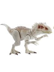 Photo 1 of ??Jurassic World Destroy ‘N Devour Indominus Rex with Chomping Mouth ? & Roarin’ Tyrannosaurus Rex Large Action Figure with Primal Attack Feature, Sound, Realistic Shaking, Movable Joints Convenient Rex + Action Figure