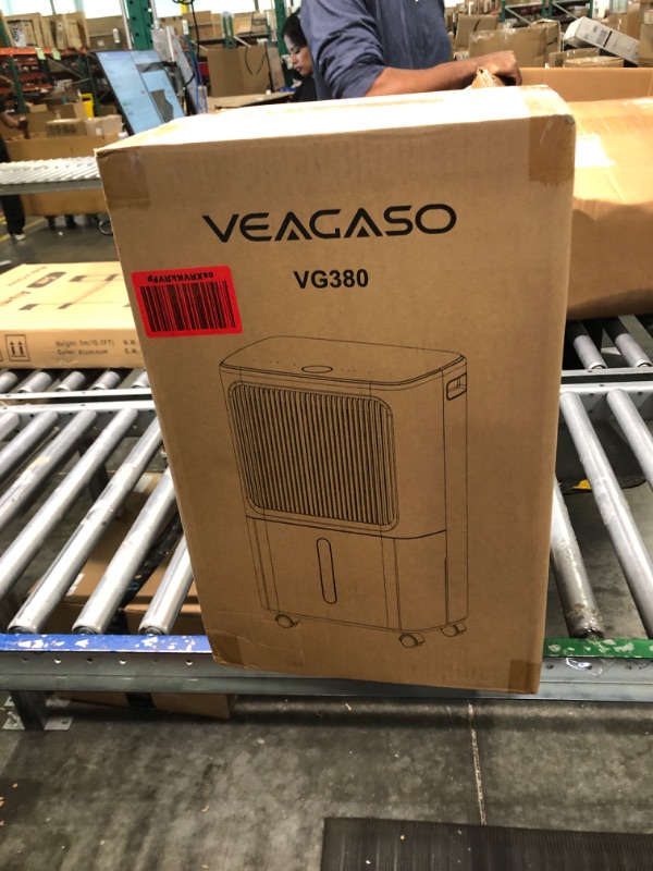 Photo 3 of 30 Pint Dehumidifiers for Home with Drain Hose, VEAGASO 2,500 Sq.Ft Dehumidifier for Basement, Large Room, Bathroom, Three Operation Modes, Intelligent Humidity Control, Dry Clothes, 24HR Timer
