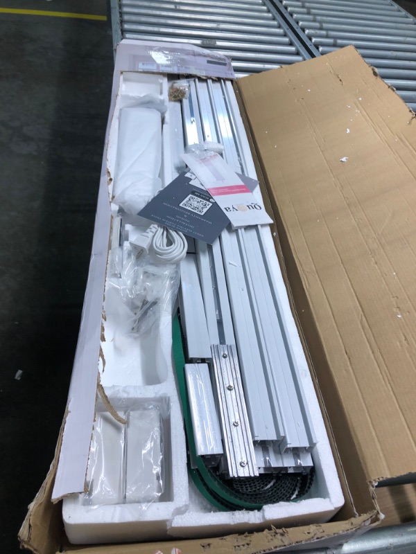 Photo 3 of **USED** ** MISSING PARTS** Quoya QL600 Smart Electric Curtain Track, Motorized Motor, Adjustable Track Length, Compatible with Alexa, Google, Siri, Apple Watch (QL600, up to 275 inches (7m)) up to 275 inches (7m) QL600