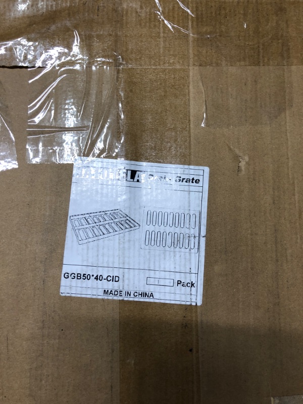 Photo 1 of NATOTELA 24x16in Rectangular Drain Grate and Frame,Anti Corrosion Outdoor Sewer Drain Inlet Grates,Durable Drainage Grates and Base for Lawn,Pavement, Garden,Concrete Catch Basin,Well 24×16in Black