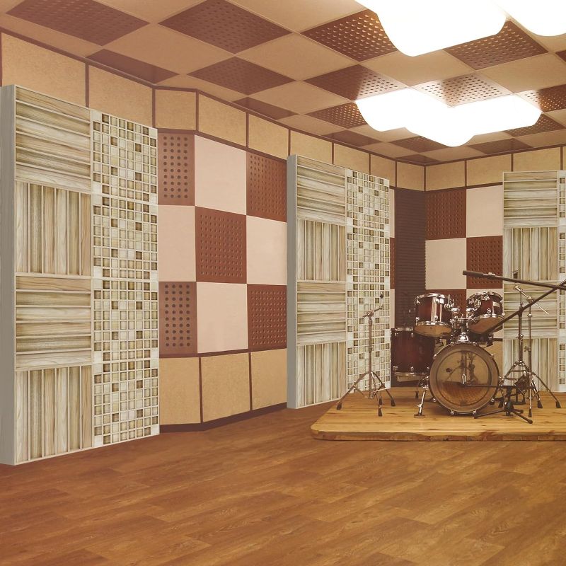 Photo 3 of Acoustic Diffuser - Wood Acoustical Diffusion Panel - Wooden Sound Panels For Echo Reduction And Sound Control