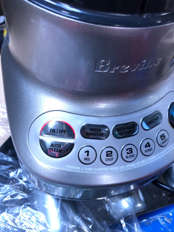 Photo 4 of Breville Fresh and Furious Blender, Silver, BBL620SIL