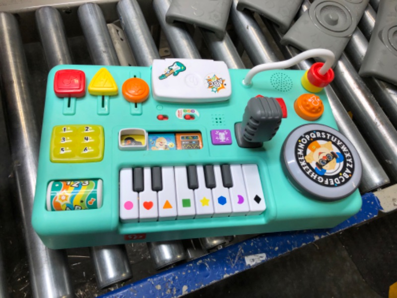 Photo 1 of Fisher-Price Laugh & Learn Baby & Toddler Toy Mix & Learn Dj Table Musical Activity Center With Lights & Sounds For Ages 6+ Months Simplified Packaging