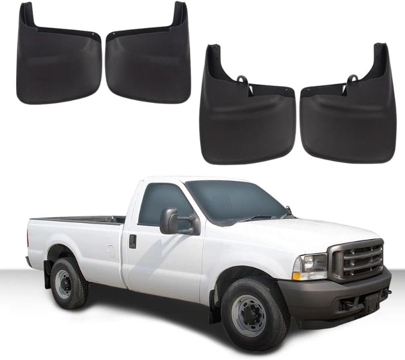 Photo 3 of ALLGOOD Front and Rear Mud Flaps 4Pcs Splash Guards Compatible with 1999-2010 F250 F350 F450 F550 Super Duty Without Fender Flares