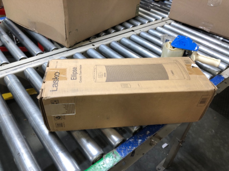 Photo 1 of ***FOR PARTS ONLY***

Lasko Ellipse Ceramic Tower Heater for Home with Tip-Over Switch, Child Lock, Digital Display, Thermostat, Wide Oscillation, Remote, Timer, For Bedroom, Office, Living Room, Den, 1500W, Black, CT18950