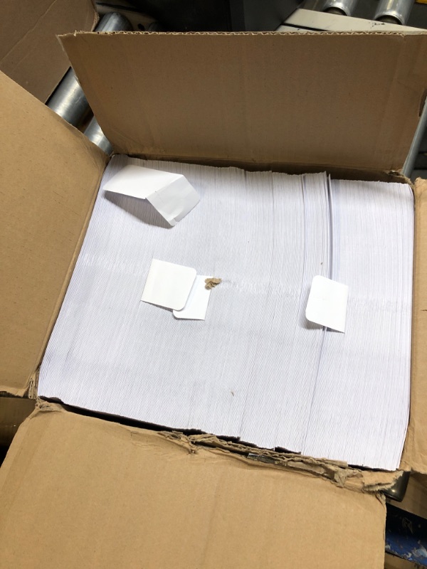 Photo 3 of 500#10 Double Window Security Business Mailing Envelopes - Perfect Size for Multiple Business Statements, Quickbooks Invoices, and Return Envelopes - Number 10 Size 4-1/8 x 9-1/2 - White - 24 LB Blue