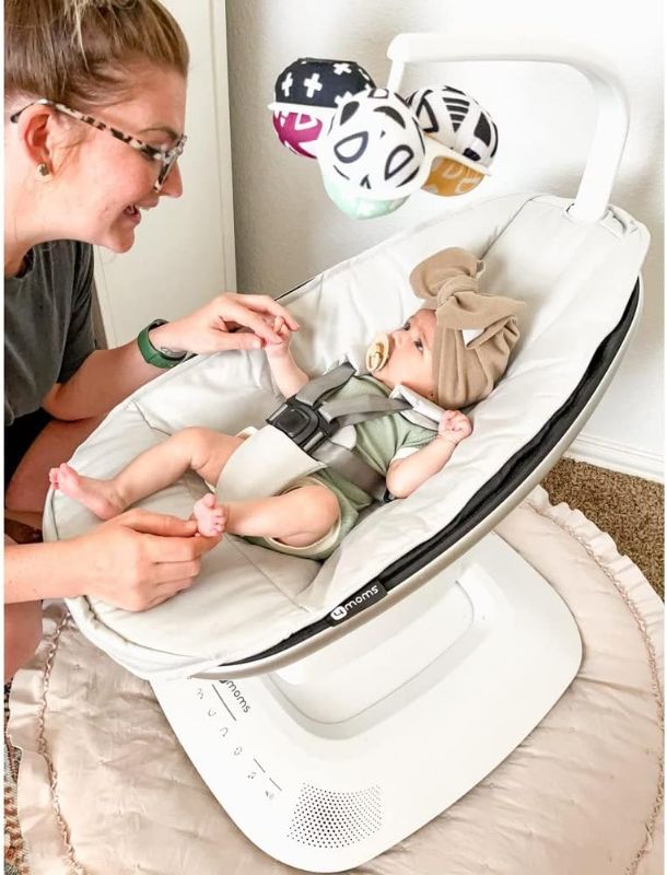 Photo 1 of 4moms MamaRoo Multi-Motion Baby Swing, Bluetooth Baby Swing with 5 Unique Motions, Grey