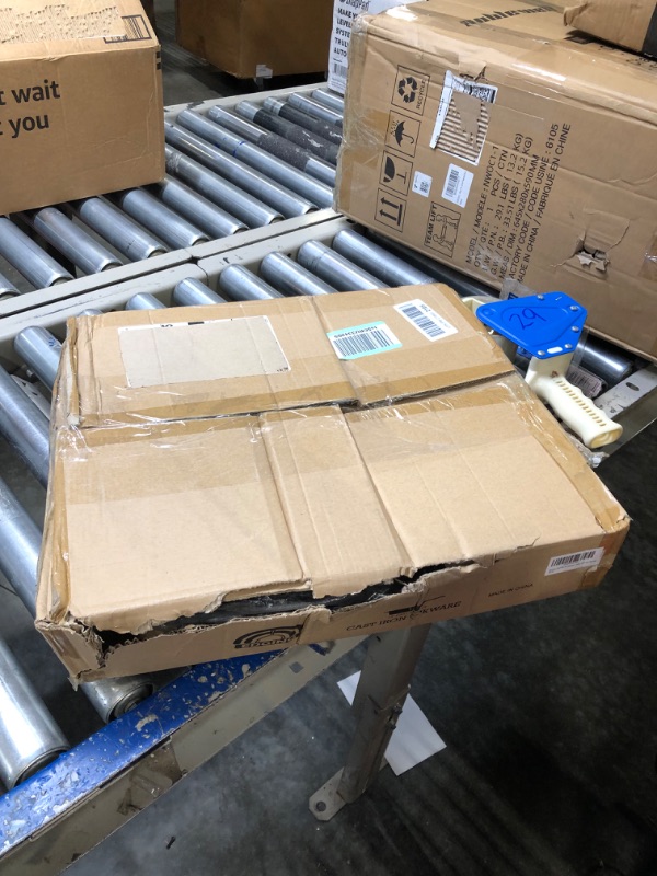 Photo 1 of EDGING CASTING Pre-Seasoned Cast Iron Skillet, 15 Inch Large Frying Pan, Cast Iron Cookware Indoor Pizza, Baking, Bread Outdoor for Camping, Grill, Stovetop, Induction, Oven Safe Large cast iron skillet 15‘’