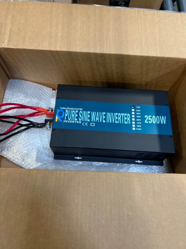 Photo 3 of 2500 watt 12V Pure Sine Wave Inverter, Automotive Car Power Inverter,Dual 120V AC outlets, DC to AC,Best Back Up Power Supply for RV,Home,Office 2500W 12V