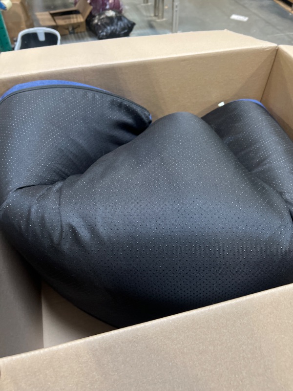 Photo 3 of **USED** Patas Lague Orthopedic XXL Dog Bed for Extra Large Dogs 48''X30'', Egg Crate Foam Big Large Dog Beds with Removable Washable Cover,Waterproof Pet Bed Mat, Navy Blue XXL:48x30x3.5 IN Navy Blue