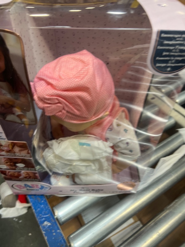 Photo 1 of Baby Born My Real Baby Doll Annabell - Blue Eyes: Realistic Soft-Bodied Baby Doll Ages 3 & Up, Sound Effects, Drinks & Wets, Mouth Moves, Cries Real Tears, Eyes Open & Close, Pacifier