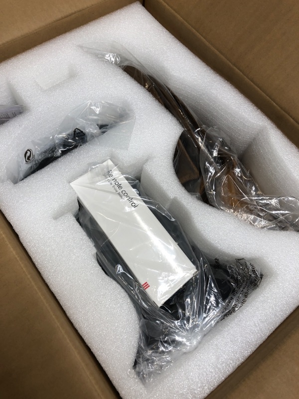 Photo 1 of Small Ceiling Fan Lights,Modern Low Profile Fans Lights 3 Reversible Blades Bedroom Living Room Kitchen 6 Wind Speed Regulation Remote Control Memory Function 22 Inch ABS Fan Blades Brown