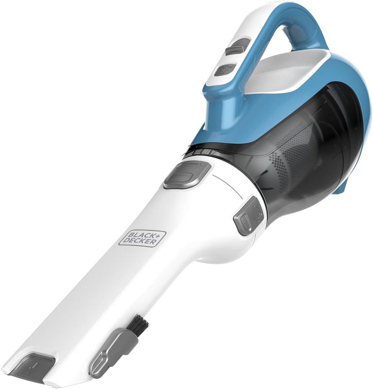 Photo 1 of BLACK+DECKER dustbuster AdvancedClean Cordless Handheld Vacuum, Compact Home and Car Vacuum with Crevice Tool (CHV1410L)