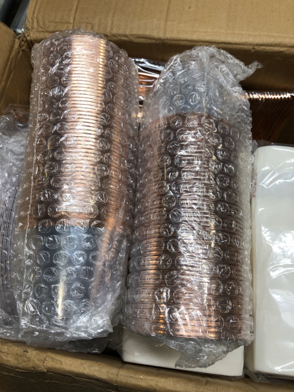 Photo 1 of 700 Piece Dinnerware Set for Wedding & Party,100 Guest Lace Design Plastic Plates,100 Plastic Silverware,100 Cups,100 Linen Like Napkins,100 Guest Disposable Dinnerware Set (Gold)